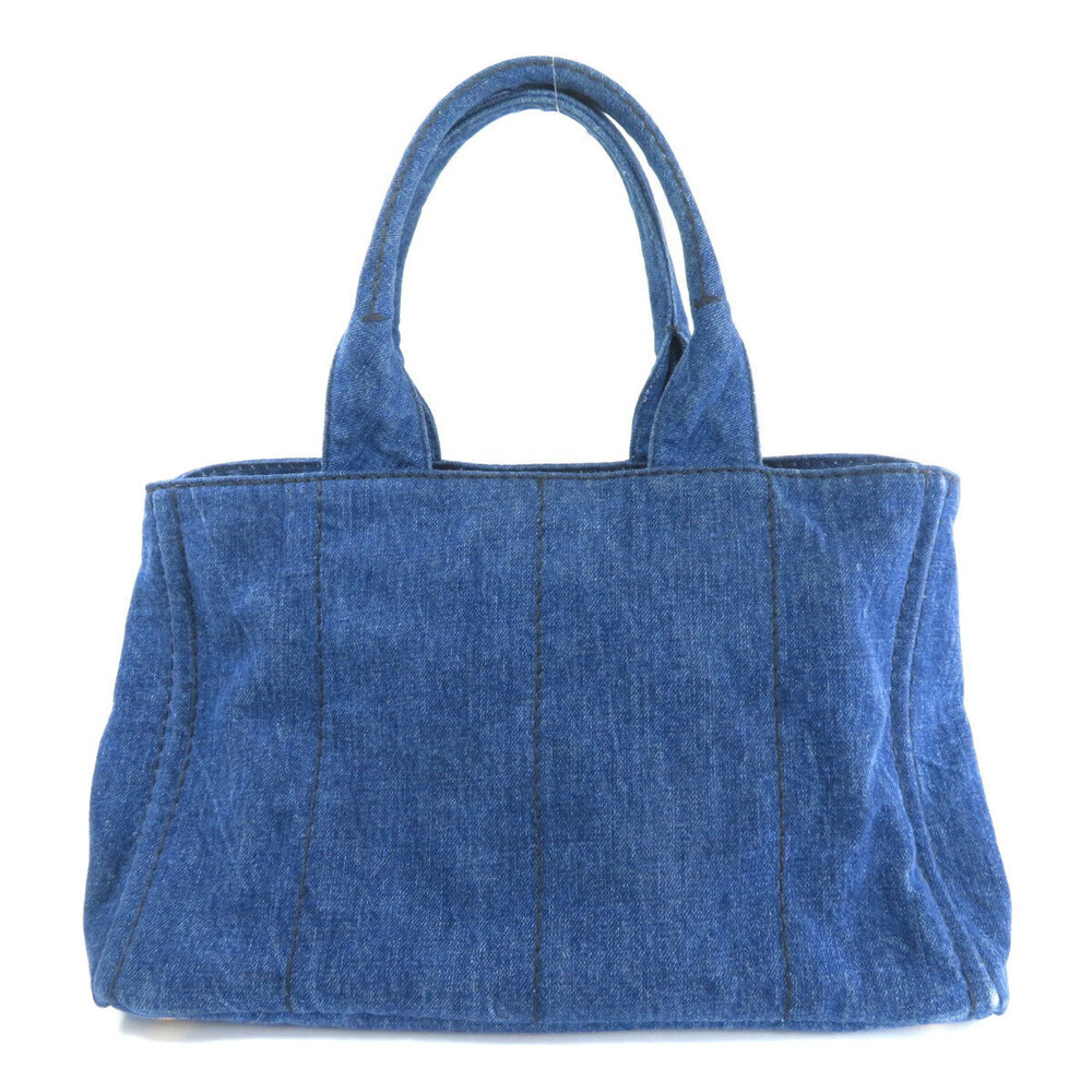 Prada Denim Canapa Bag Tote